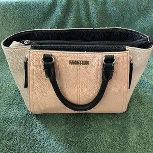 Kenneth Cole shoulder bag pink white and black